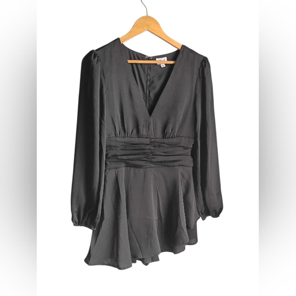 Lelis Collection Black Romper Size Small